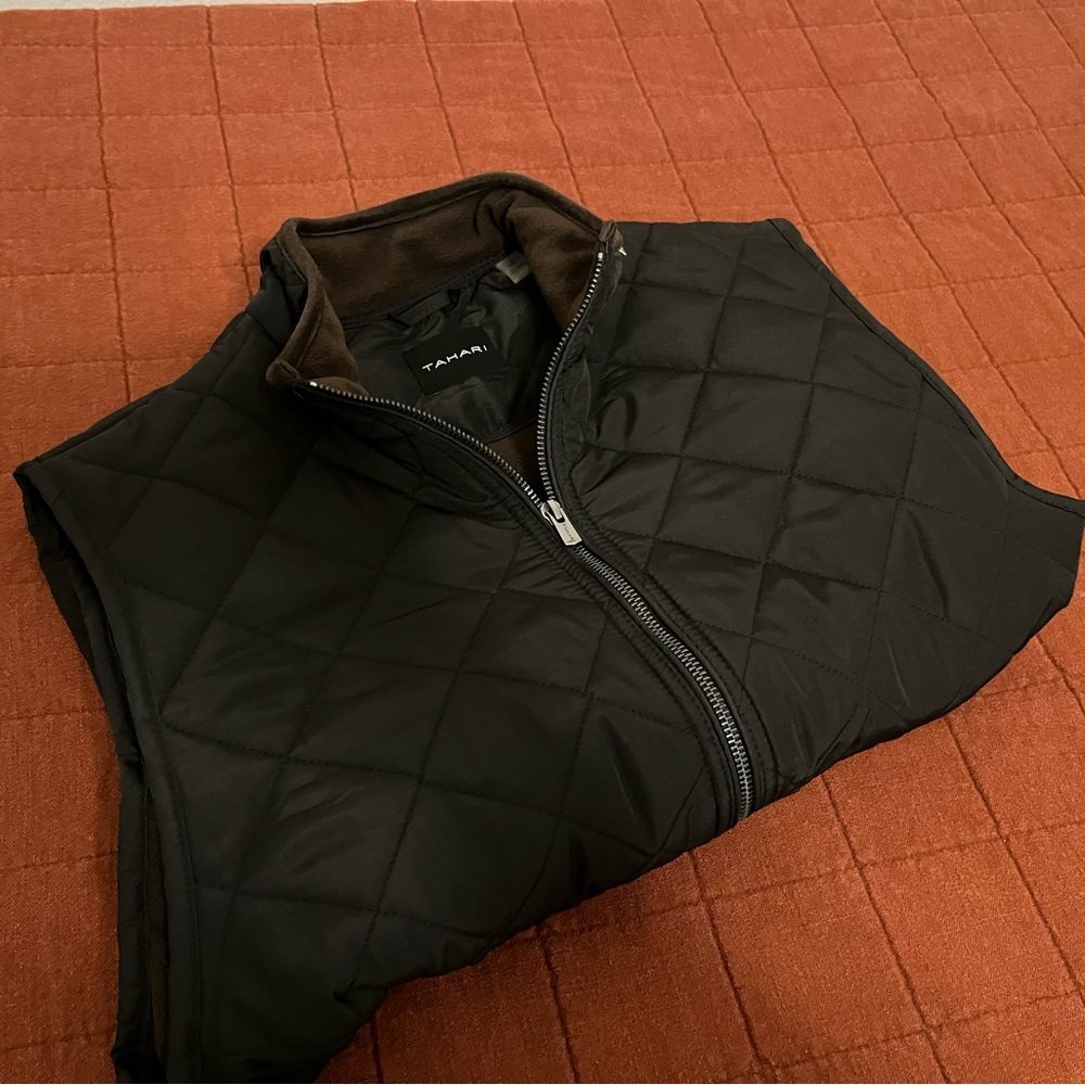 Tahari Quilted Vest
